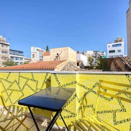 Chic Rooftop Studio W/ Terrace - Near Acropolis Athén Kültér fotó