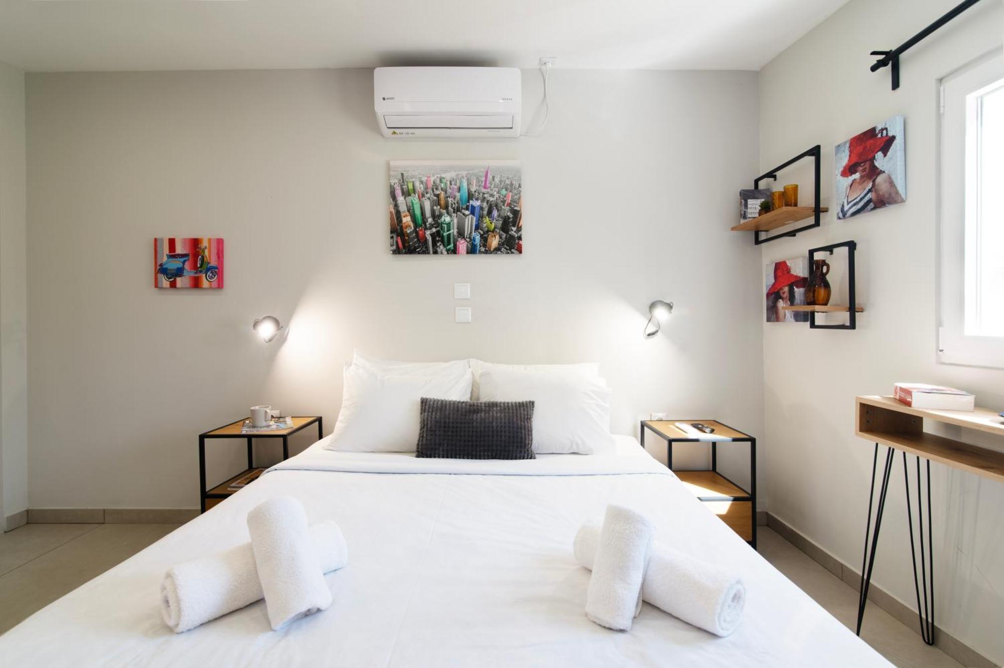 Chic Rooftop Studio W/ Terrace - Near Acropolis Athén Kültér fotó